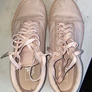 light pink old skool vans